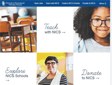 Tablet Screenshot of nics.org